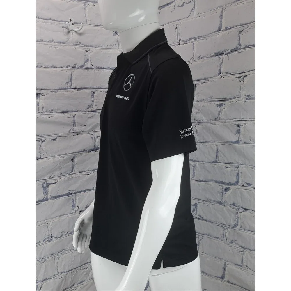 Mercedes Benz Men's Polo Shirt Logo AMG Promotional Hex Dry Stormtech golf Small